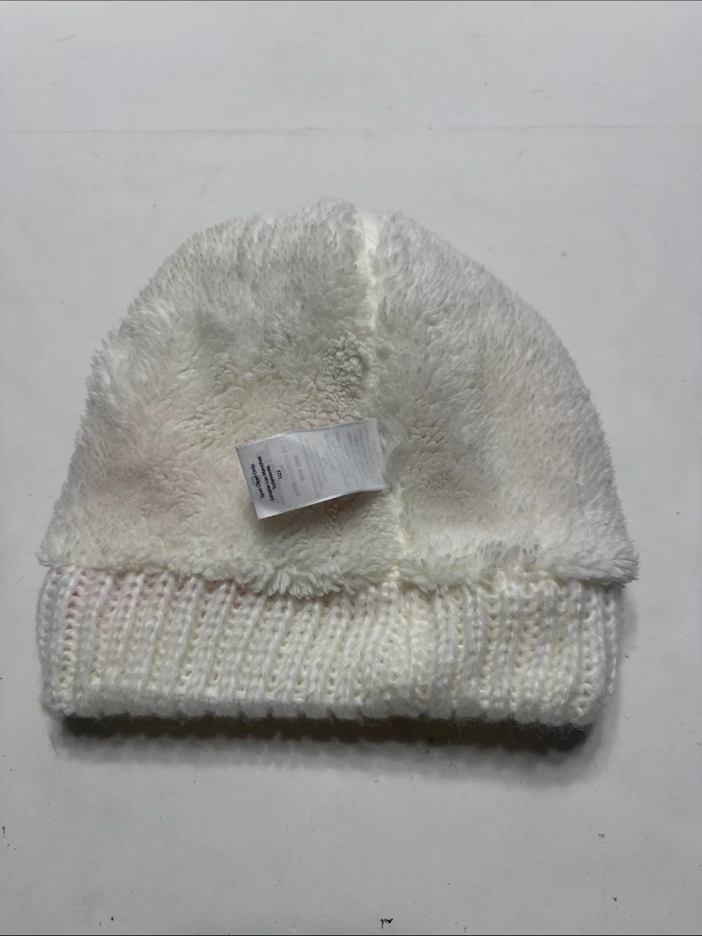 wonder nation Pink Multicolor Knit Pom Beanie with Faux Fur Pom